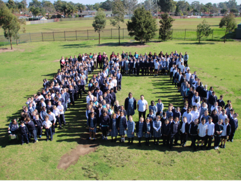 Holy Family Primary students celebrate ten years