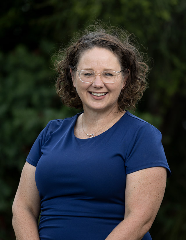 Portrait photo of Margaret Rowan, Principal of Holy Family Emerton