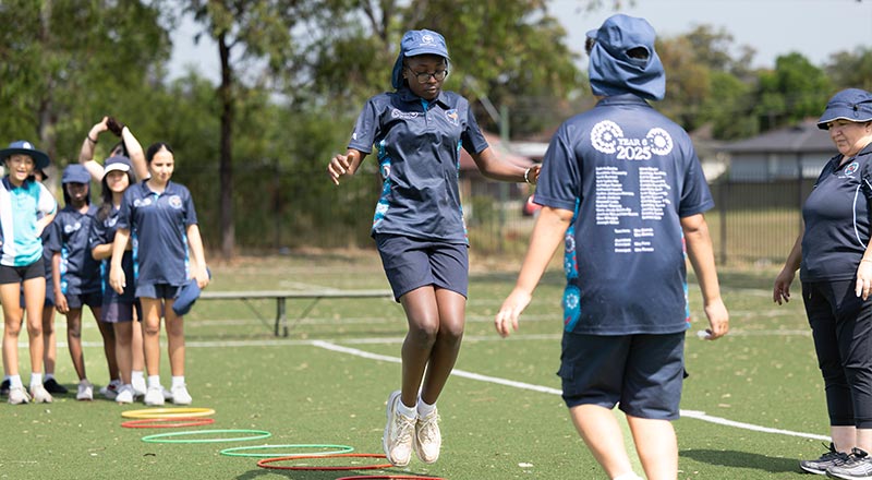 Holy Family Primary Emerton in school field