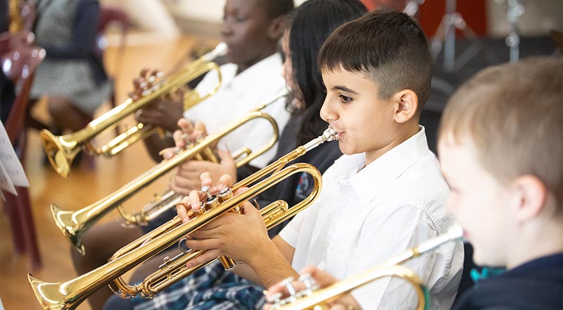 Holy family Primary Emerton music class