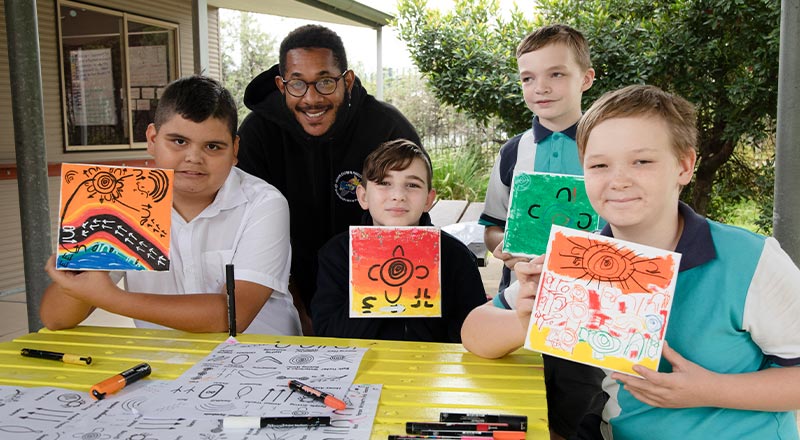Aboriginal education at Holy Family Primary school Emerton