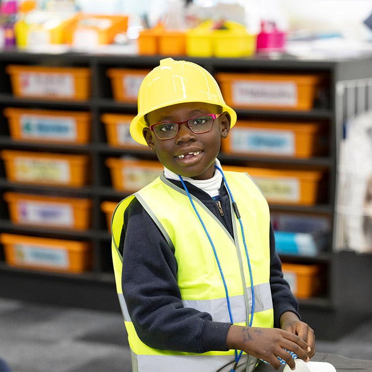 Happy students at Holy Family Primary Emerton