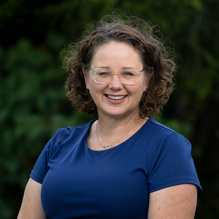 Portrait photo of Margaret Rowan, Principal of Holy Family Emerton