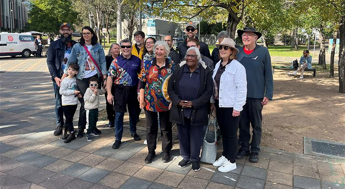 Diocese of Parramatta representatives at the Mt Druitt Reconciliation Walk.